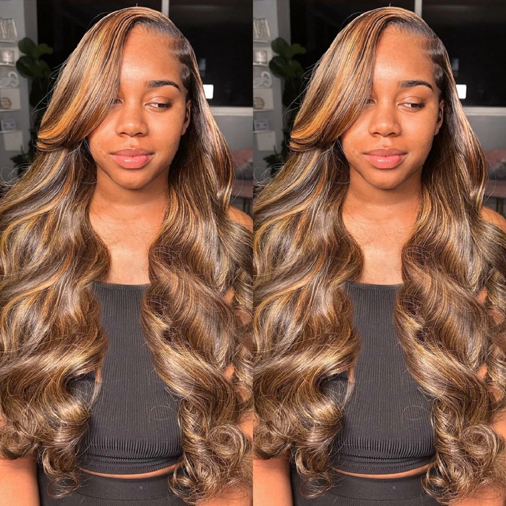 HD Highlight 46 Inch 13x4 Body - Human Hair Wigs review and price