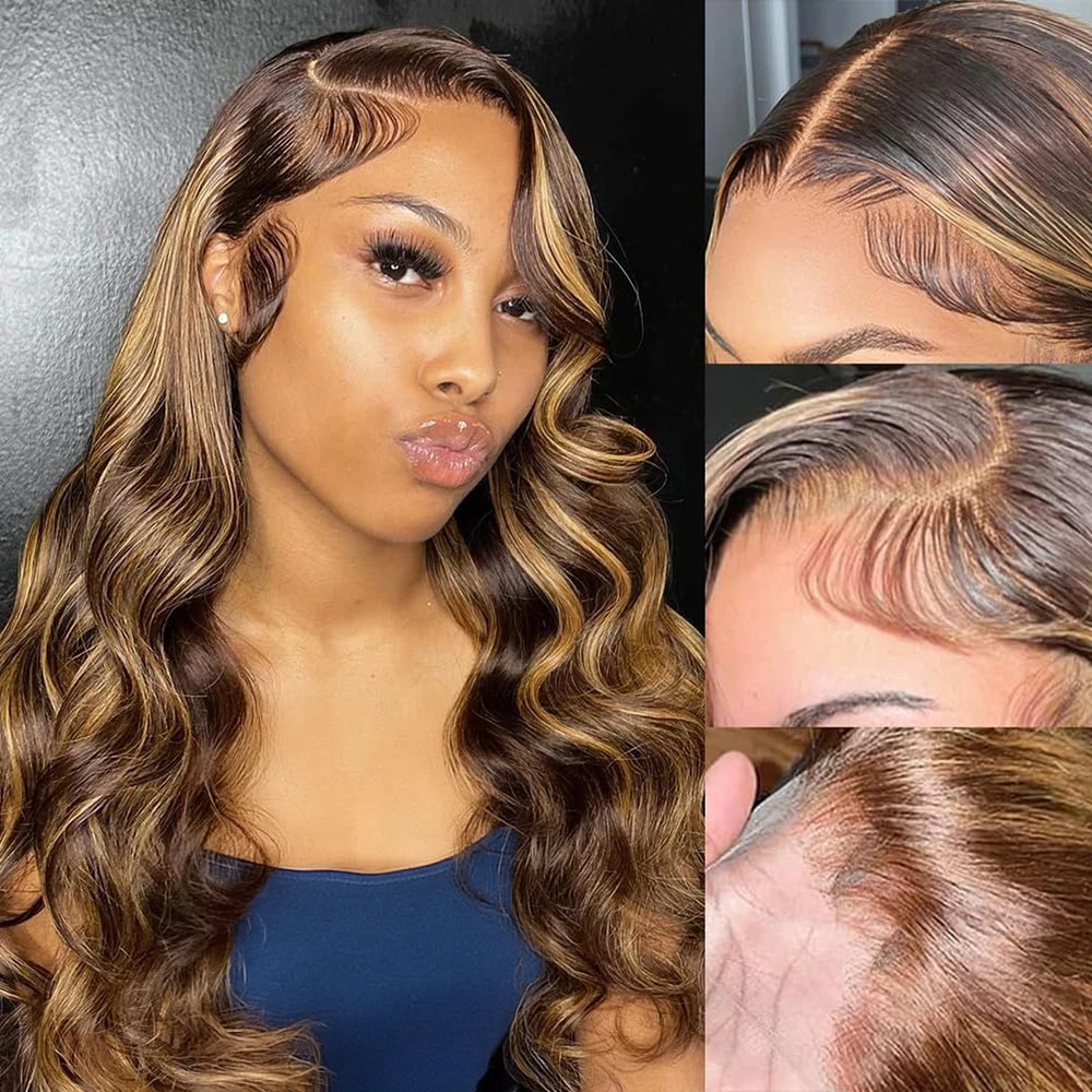 HD Highlight 46 Inch 13x4 Body - Human Hair Wigs review and price
