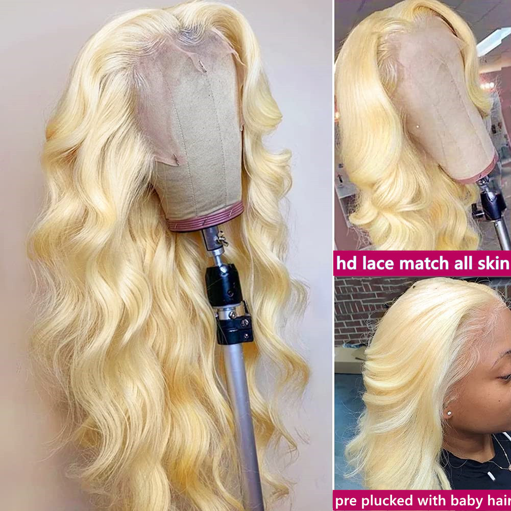 613 13x6 Lace Frontal Wig Huma - 613 Blonde Body Wave Lace Front Wig review and price