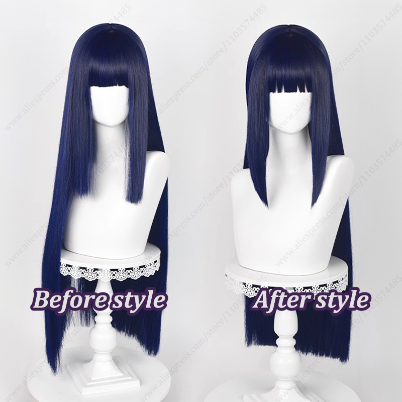 Hinata Hyuga Cosplay Wig Blue  - Synthetic Braided Wigs For Black Women review and price
