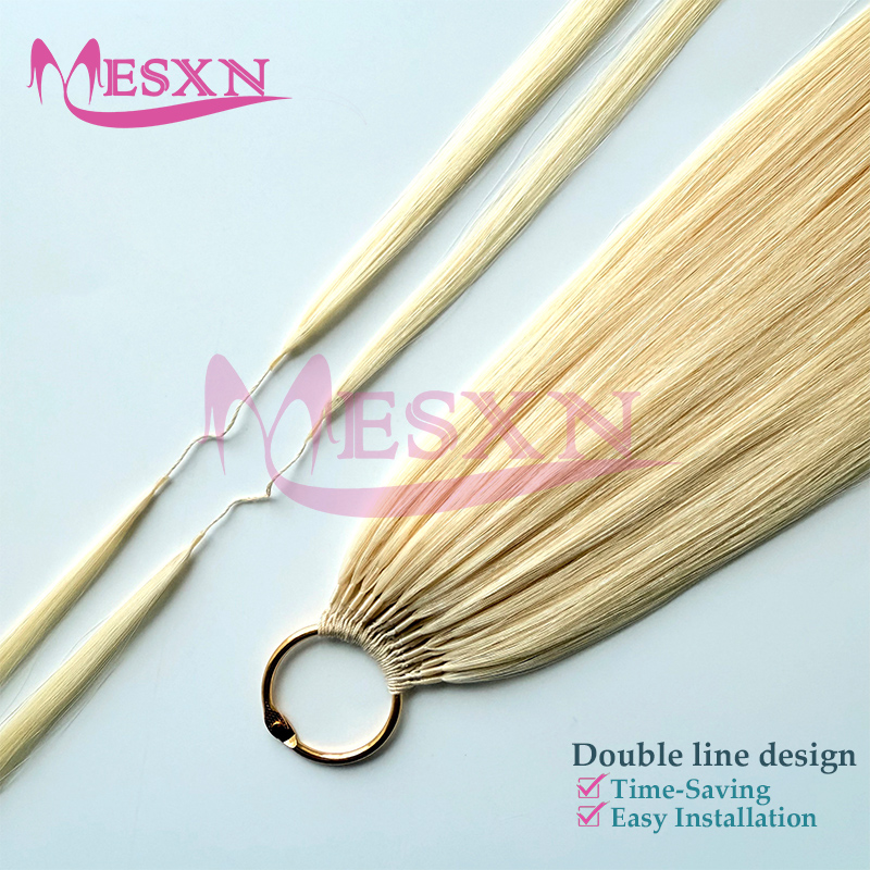 MESXN Double line hair extensi - Invisible Tape In Extensions Real Hair review and price