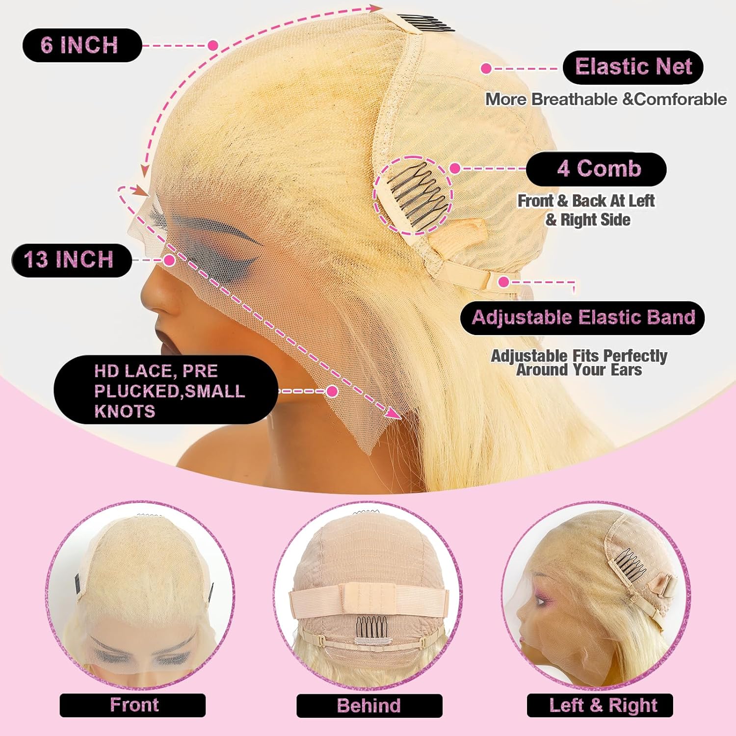 613 Blonde Lace Front Wig Huma - 613 Blonde Body Wave Lace Front Wig review and price