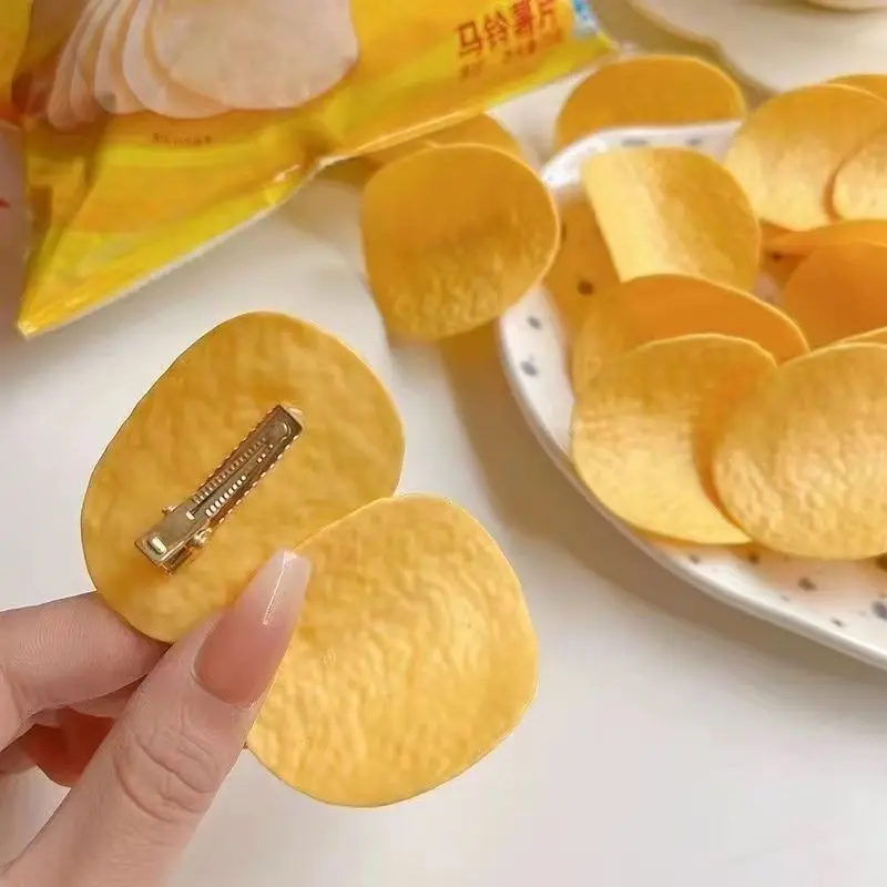 Simulation Potato Chip Hair Cl - Hair Bundles review and price