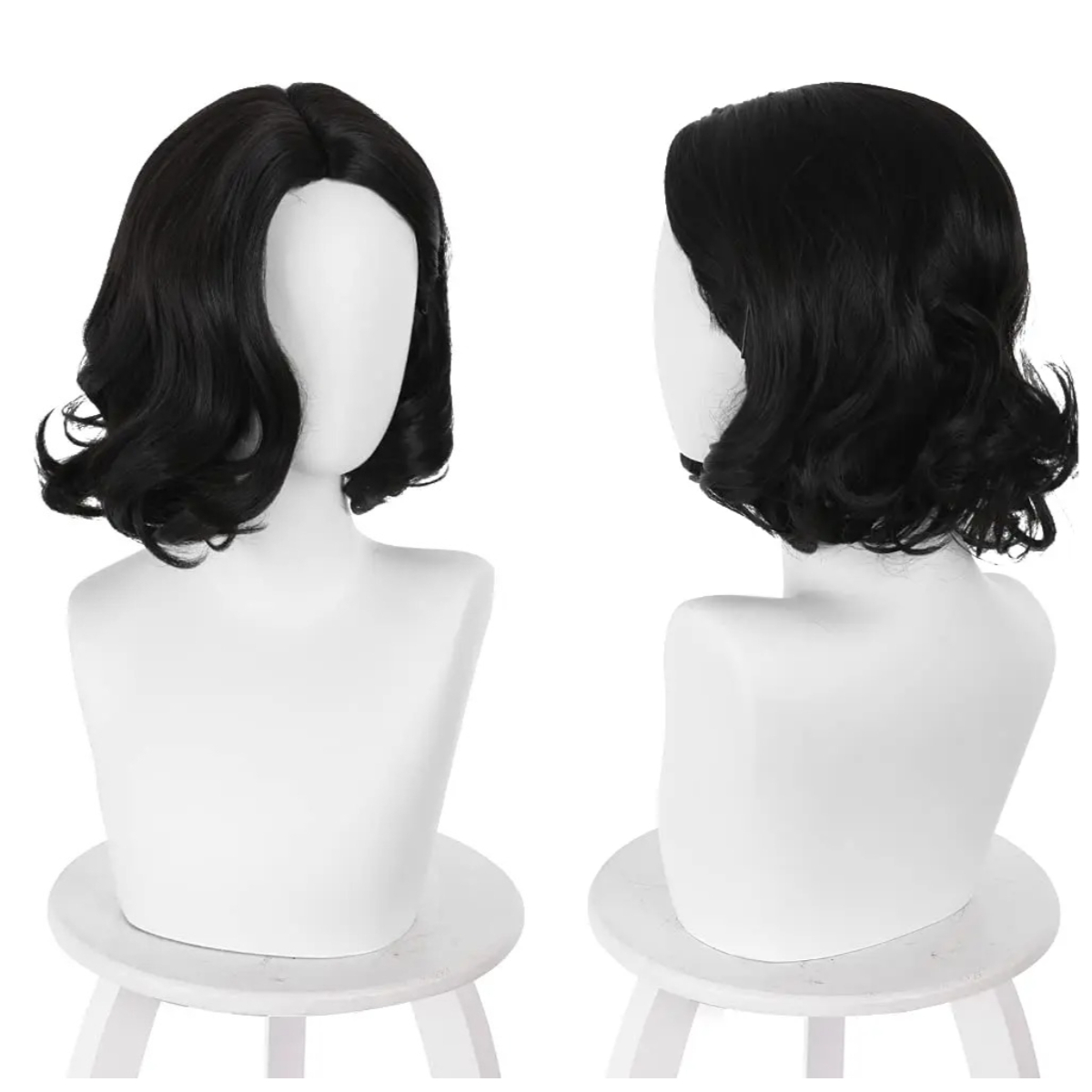 Black Short Bob Wavy Middle Pa - Synthetic Braided Wigs For Black Women review and price